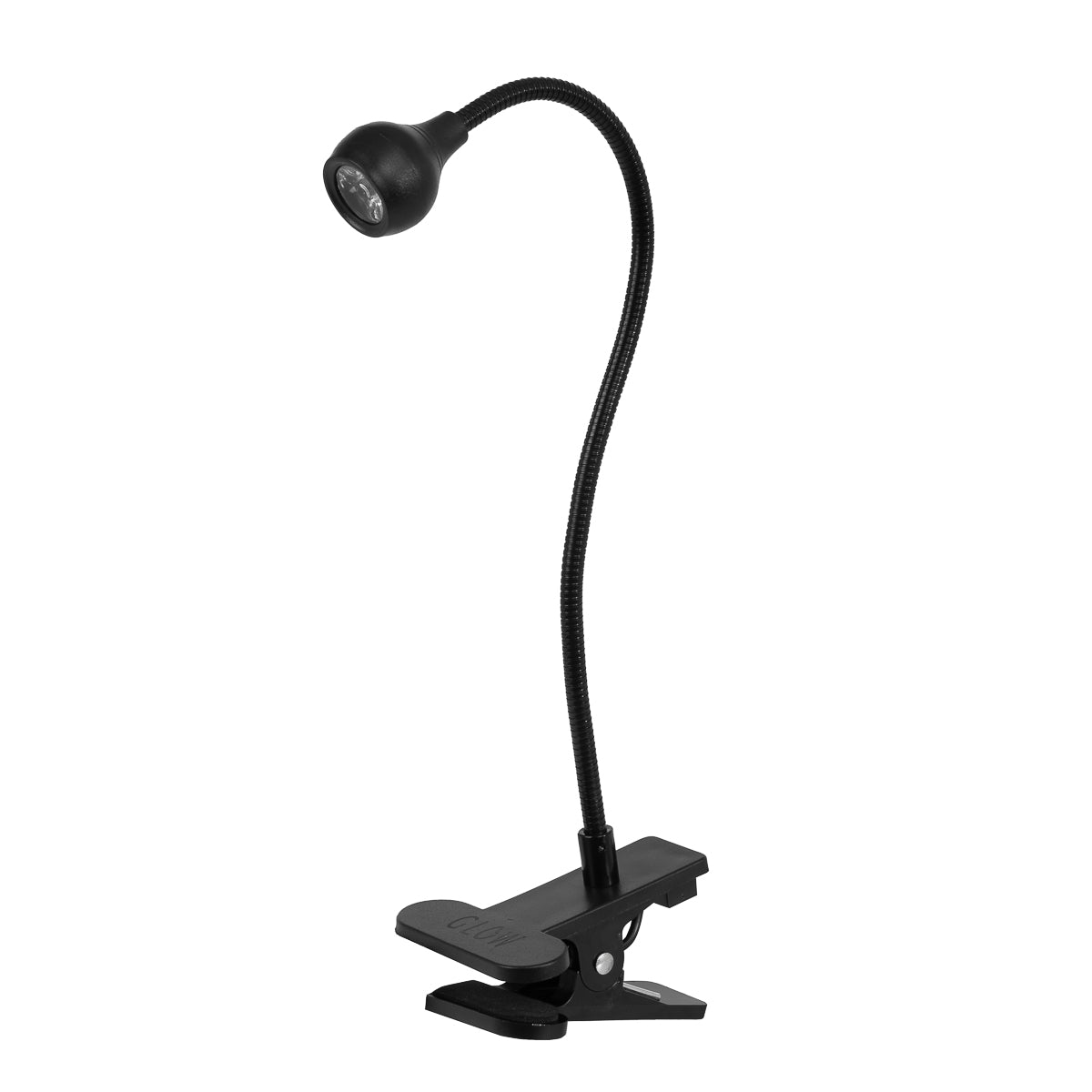 Lampă de birou cu LED UV strălucitor, tip șarpe, neagră