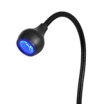 Lampă de birou cu LED UV strălucitor, tip șarpe, neagră
