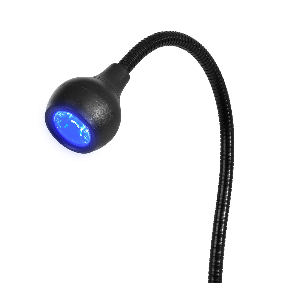 Lampă de birou cu LED UV strălucitor, tip șarpe, neagră