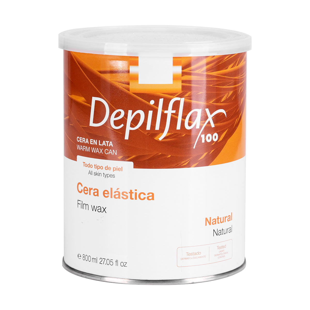 Ceară depilatoare Depilflax, cutie naturală 800 ml, ceară film