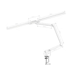 Lampă de manichiură Glow L04 pentru blat, albă