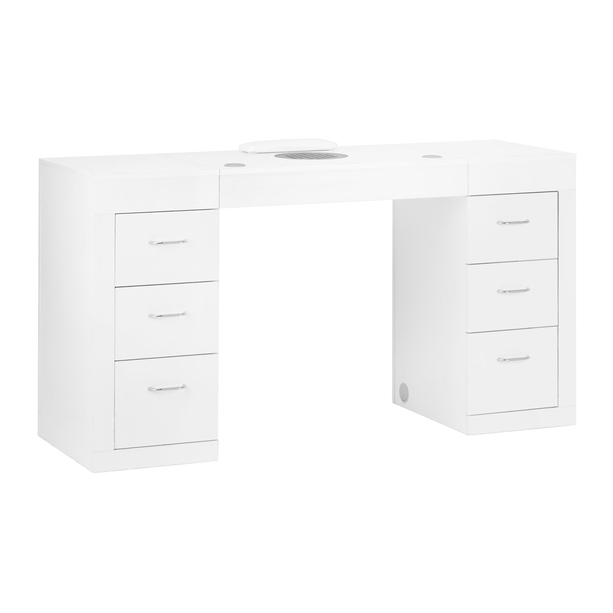 Masă cosmetică 324 cu extractor casetat, albă