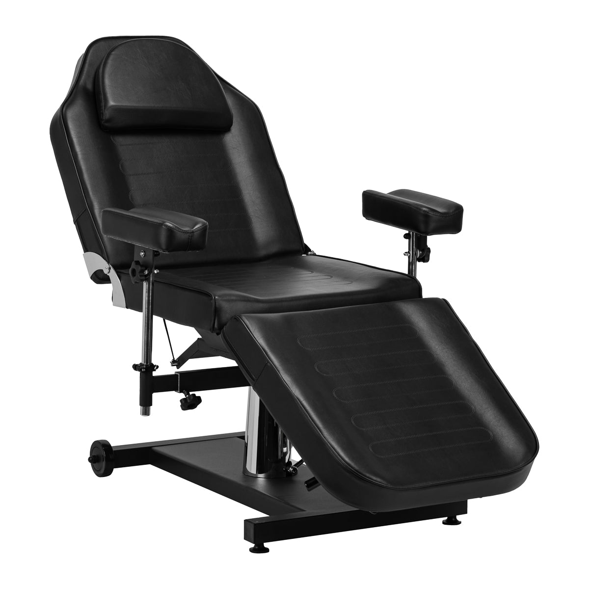 Scaun hidraulic pentru tatuaje Pro Ink 322F, negru