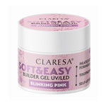 Gel de construcție Claresa Soft&Easy roz intermitent 45g