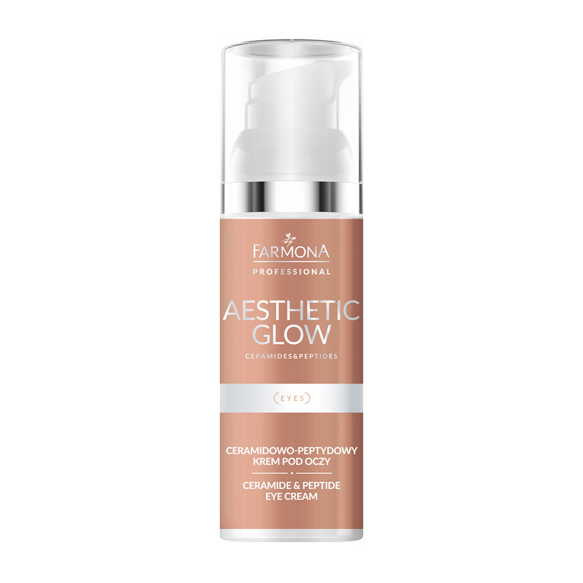 Cremă de ochi Farmona Aesthetic Glow cu ceramidă și peptide 50 ml