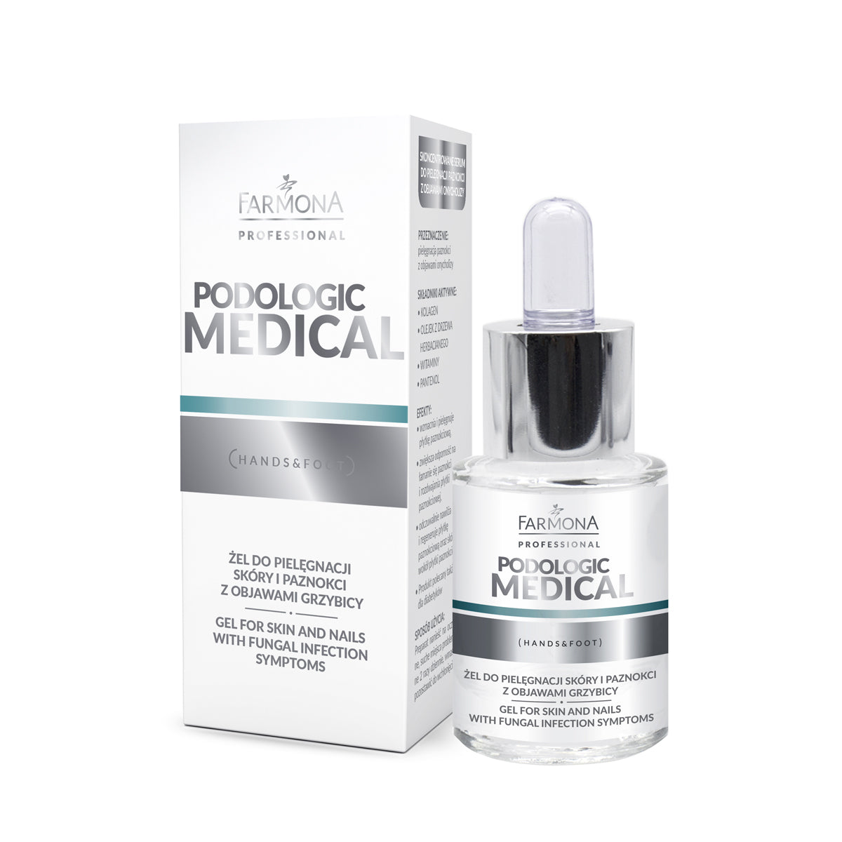 Farmona PODOLOGIC MEDICAL Gel de îngrijire a pielii și unghiilor împotriva infecțiilor fungice 15ml