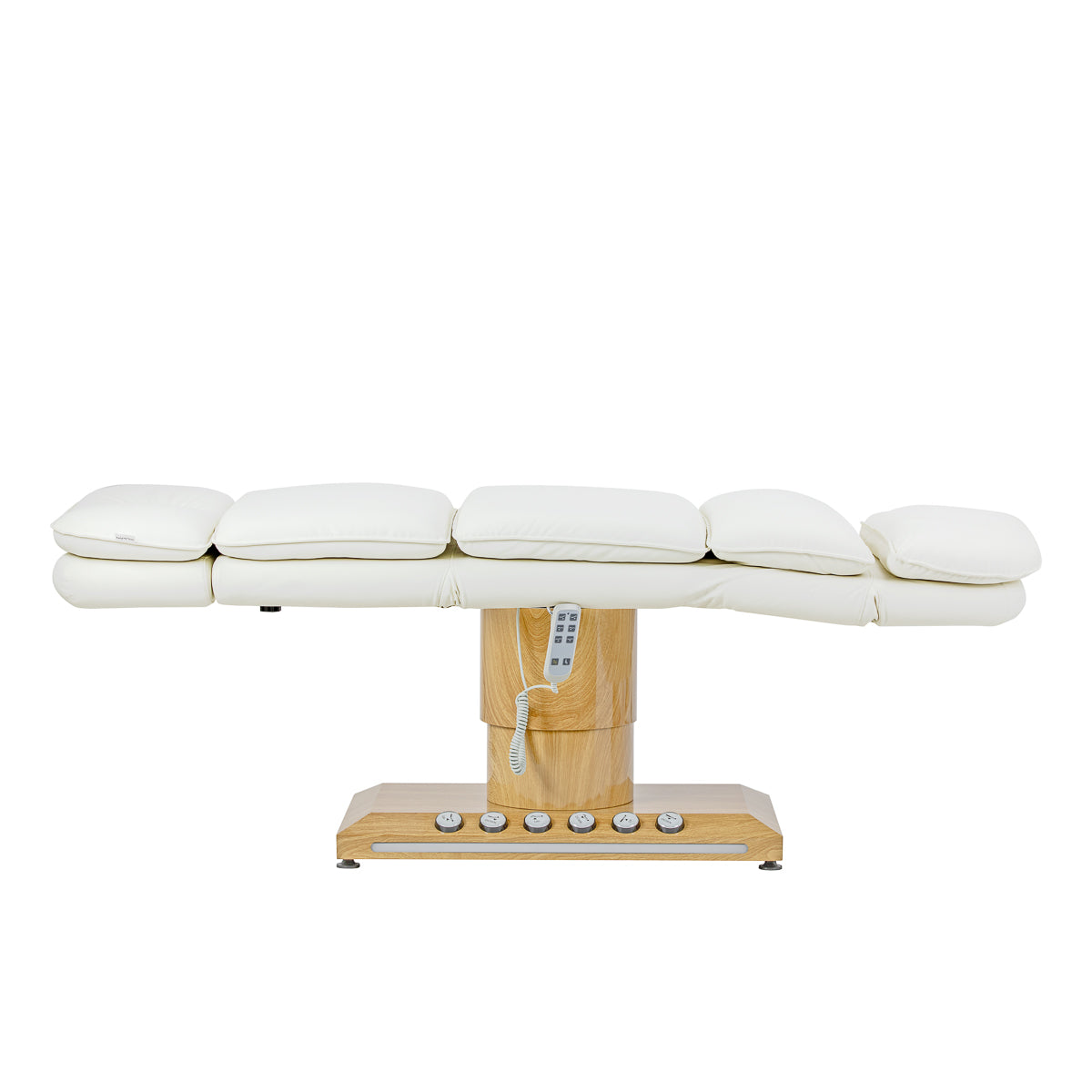 Scaun cosmetic electric Sillon Cloud, 3 motoare, crem