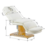 Scaun cosmetic electric Sillon Cloud, 3 motoare, crem