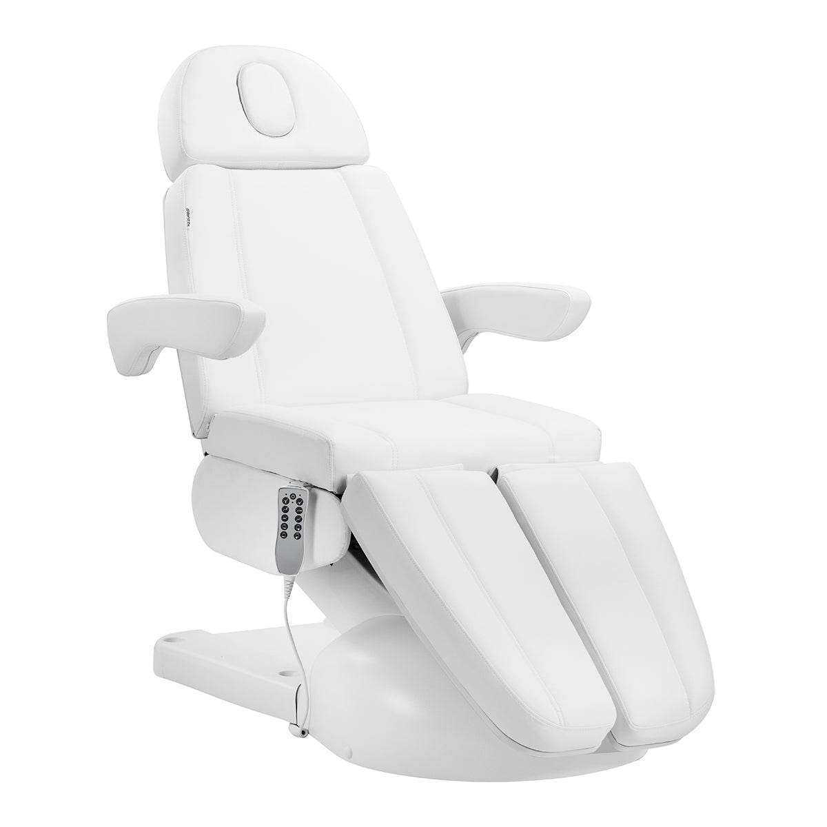 Scaun electric de pedichiură Azzurro Lux, 5 motoare, alb