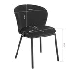Scaun 4Rico Linea negru