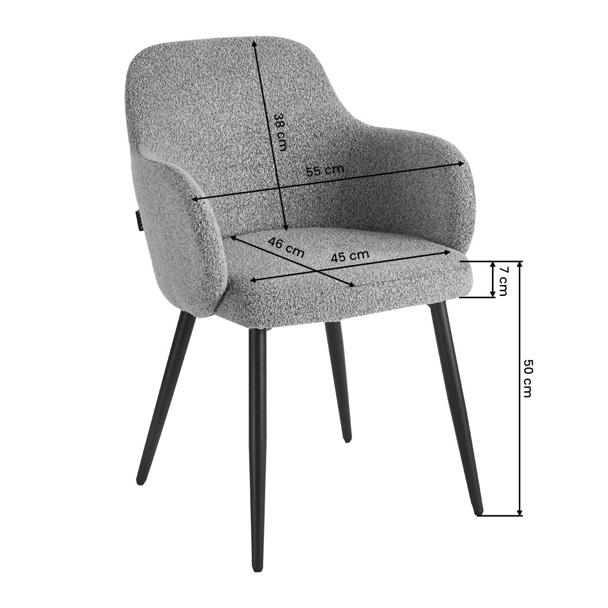 Scaun 4Rico Intra gri
