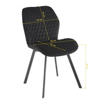 Scaun 4Rico Vetro negru