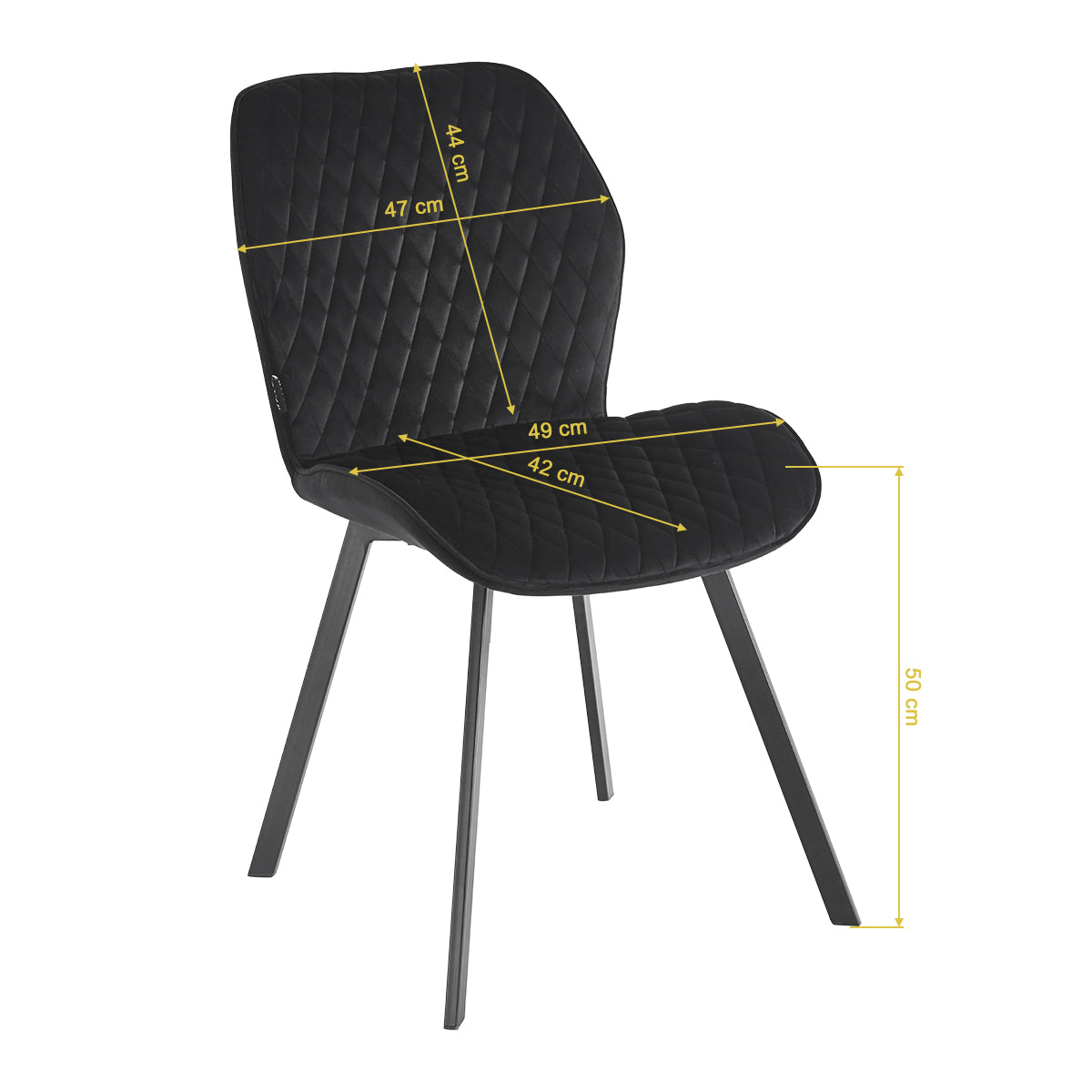 Scaun 4Rico Vetro negru
