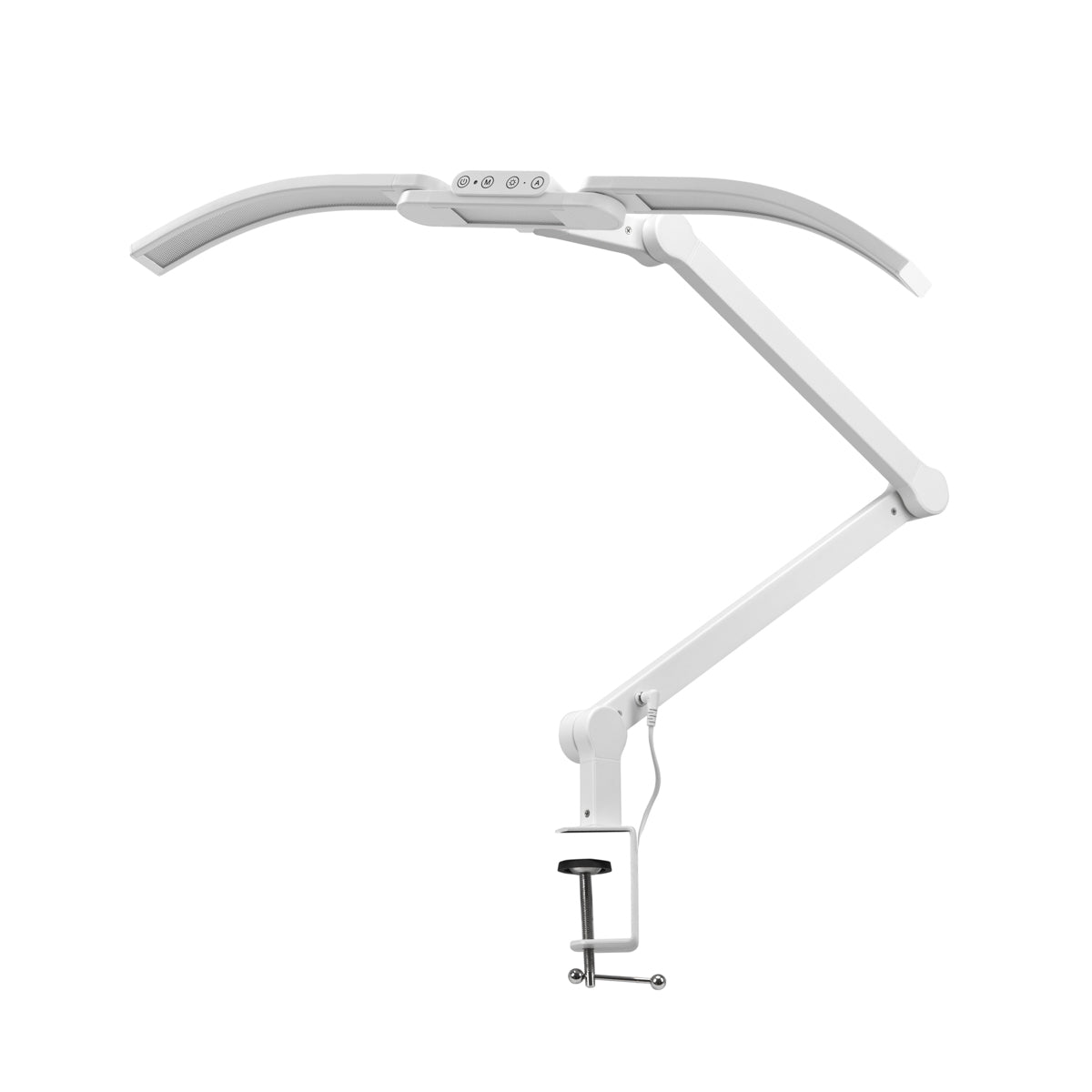 Lampă de manichiură Glow L05, albă, curbată, pentru blat de masă