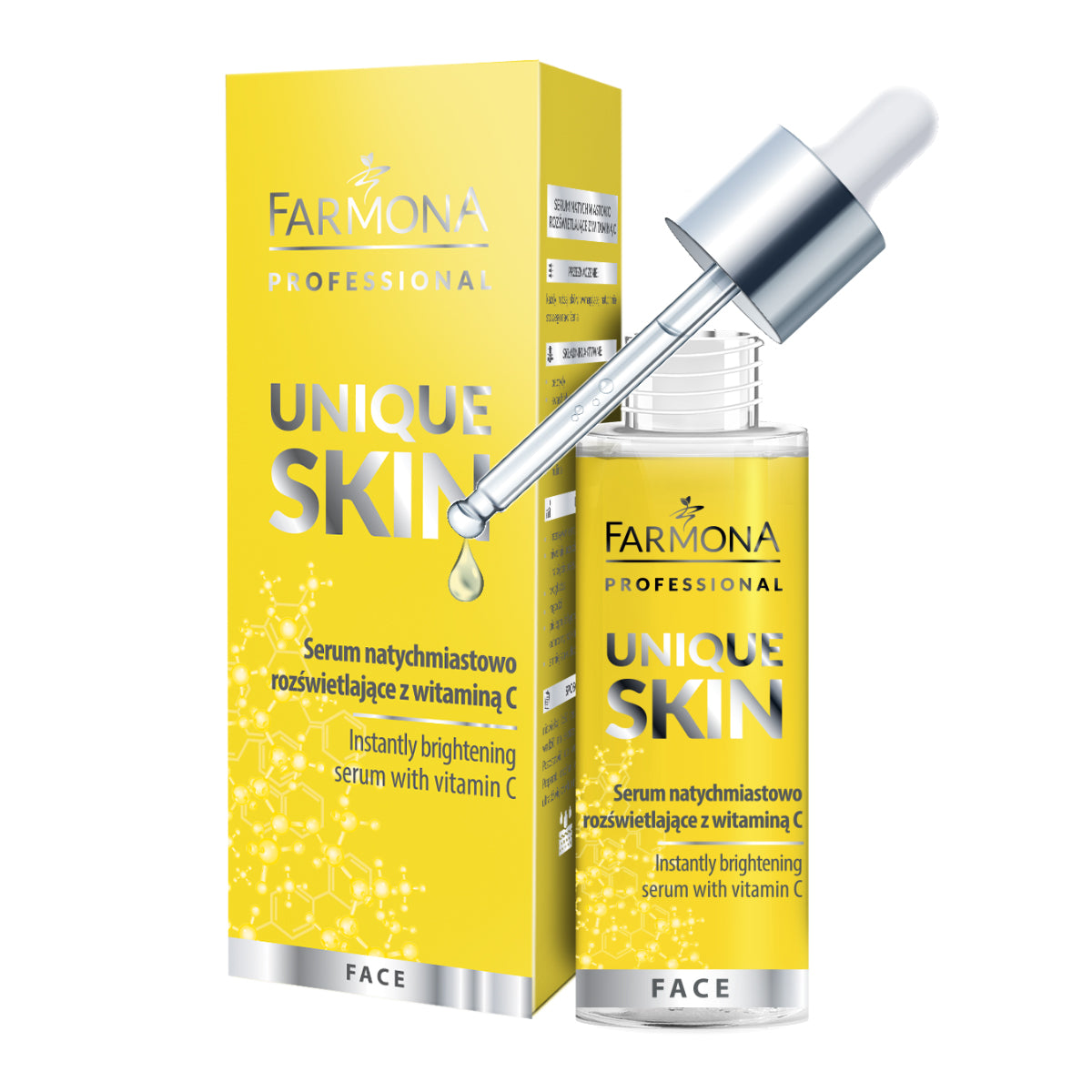 Ser iluminator instant Farmona UNIQUE SKIN cu vitamina C 30 ml