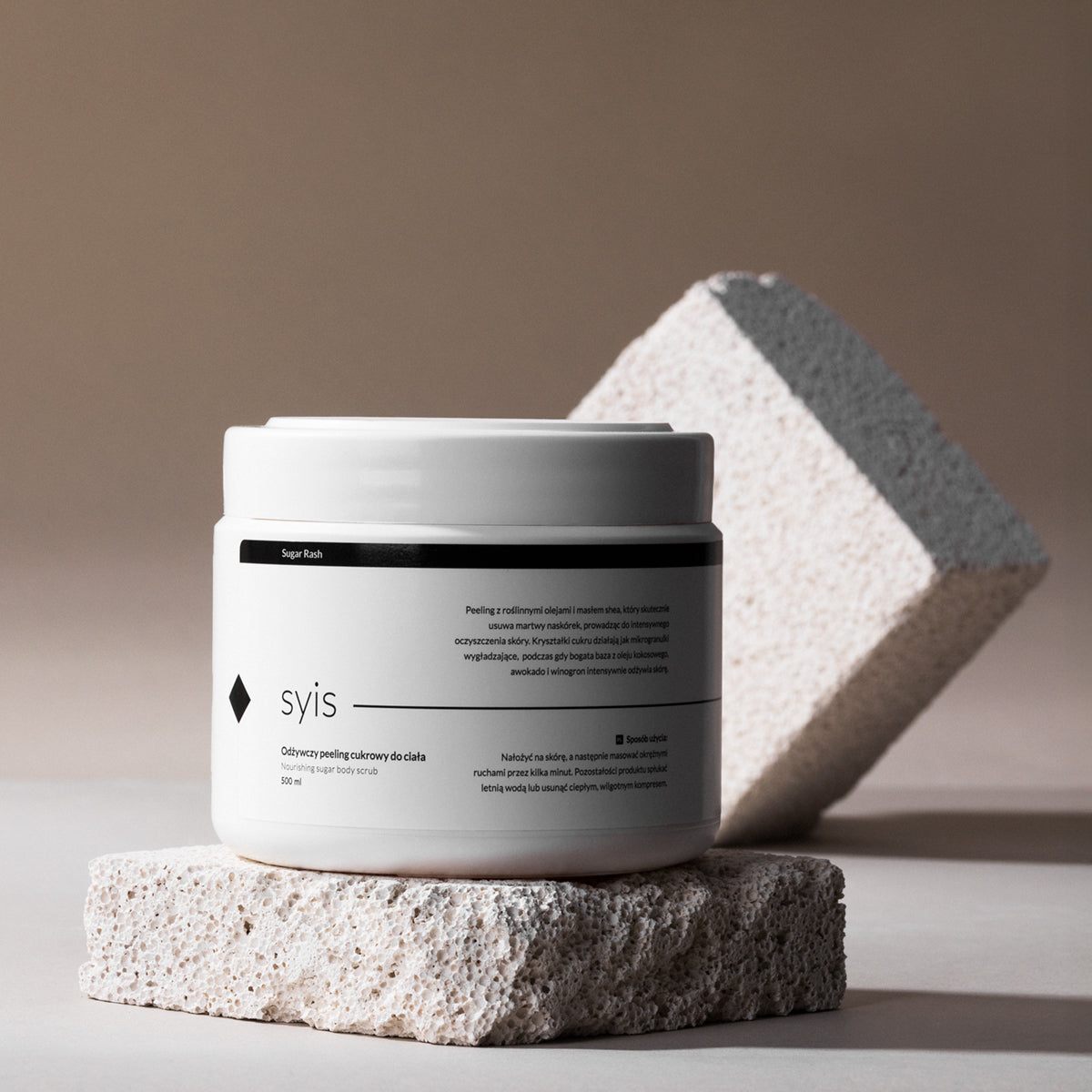 Syis Sugar Rash - Exfoliant corporal nutritiv cu zahăr 500 ml
