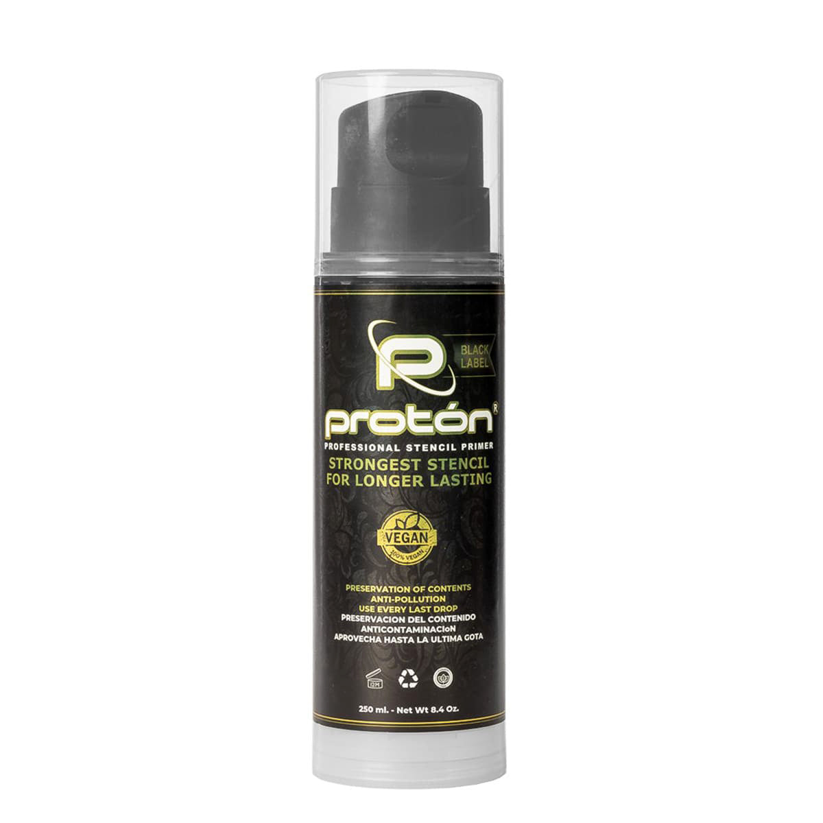 Black Label – Grund profesional pentru șabloane Proton – Sistem aerless – 250 ml