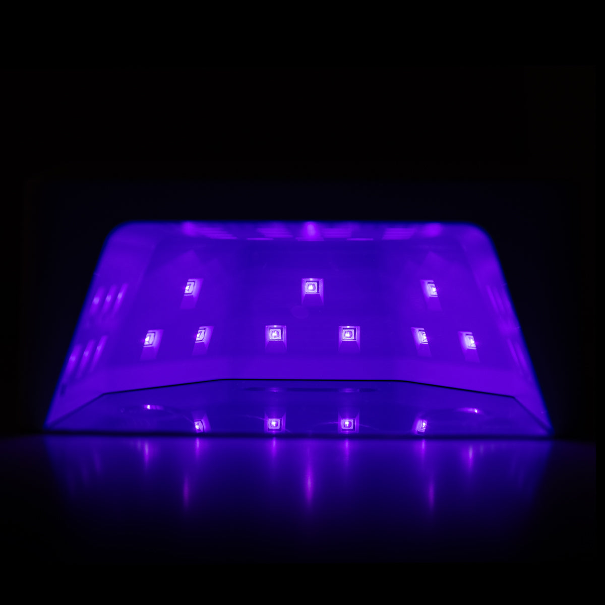 Lampă UV LED Glow 112 cu bază metalică 48W