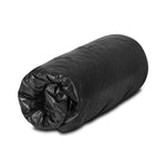 Cearșaf cu fermoar din plastic negru de unică folosință