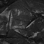 Cearșaf cu fermoar din plastic negru de unică folosință
