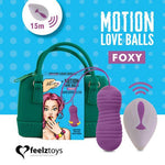 FeelzToys Bile Vibratoare Foxy cu Telecomandă USB