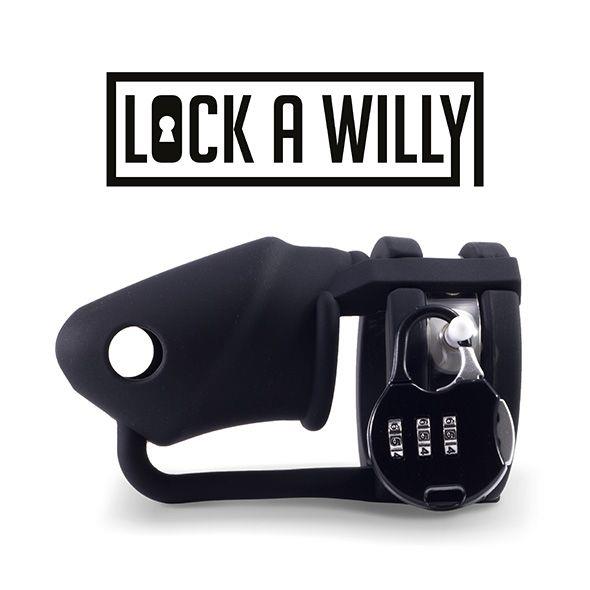Centură de castitate din silicon Lock a Willy reglabilă