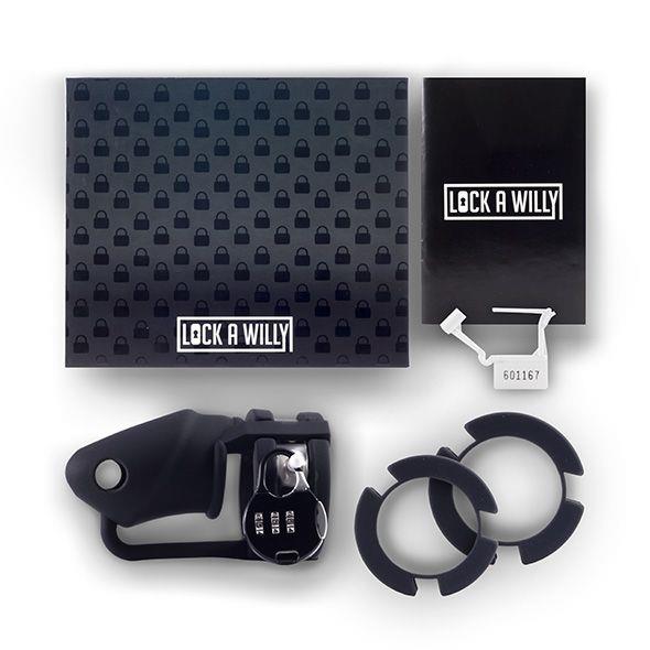 Centură de castitate din silicon Lock a Willy reglabilă