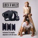 Centură de castitate din silicon Lock a Willy reglabilă