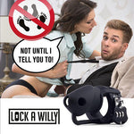Centură de castitate din silicon Lock a Willy reglabilă