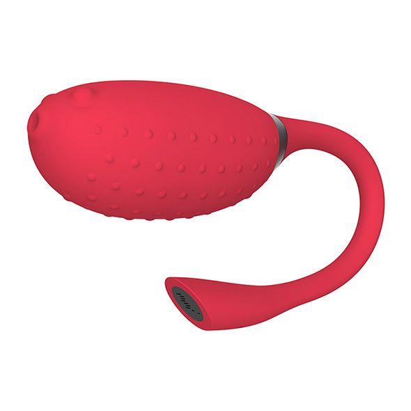 Magic Motion - Vibrator inteligent purtabil Fugu, roșu