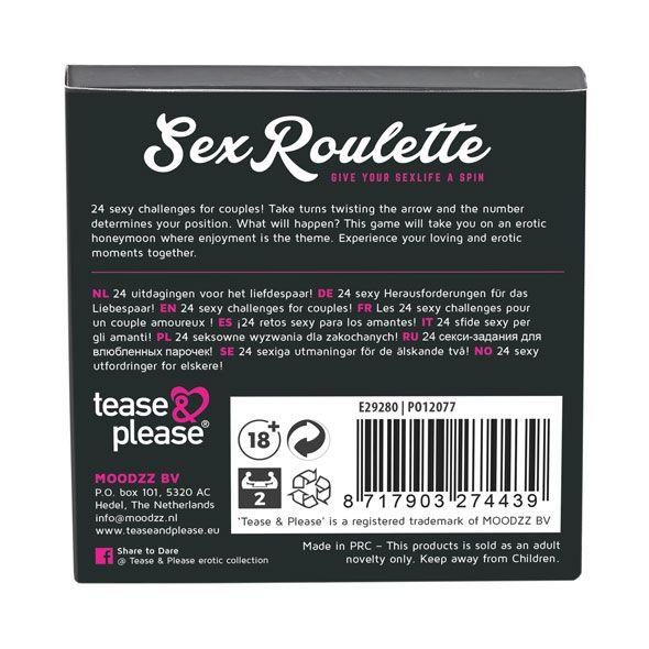 Ruletă sexuală Dragoste Căsătorie Tachinează Te rog joc erotic