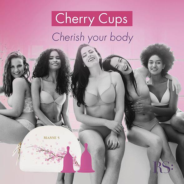 Set cupe menstruale Cherry Cup Rianne S și M