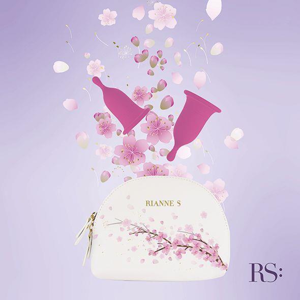 Set cupe menstruale Cherry Cup Rianne S și M