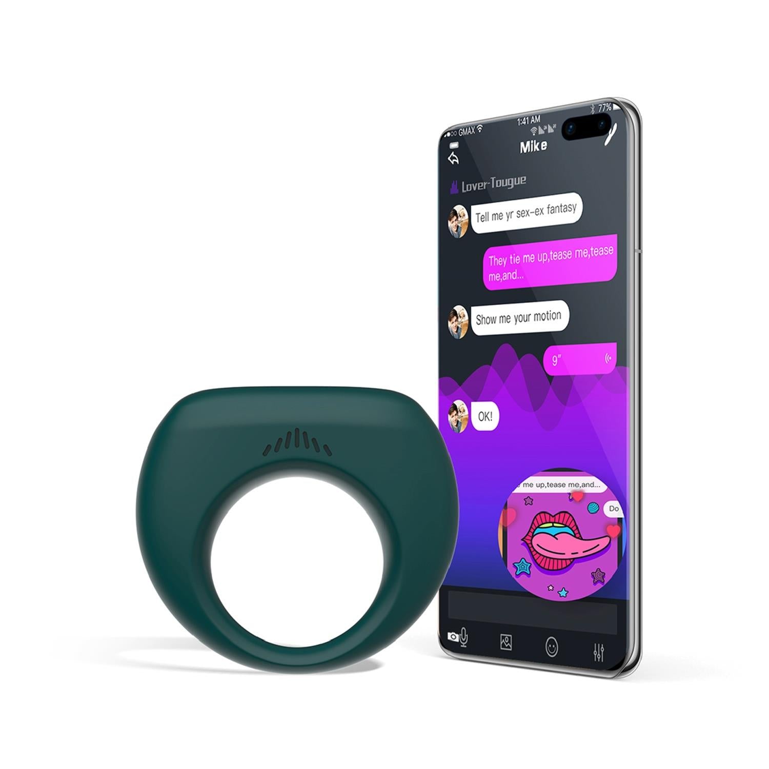 Inel vibrator Magic Motion Dante II cu aplicație USB