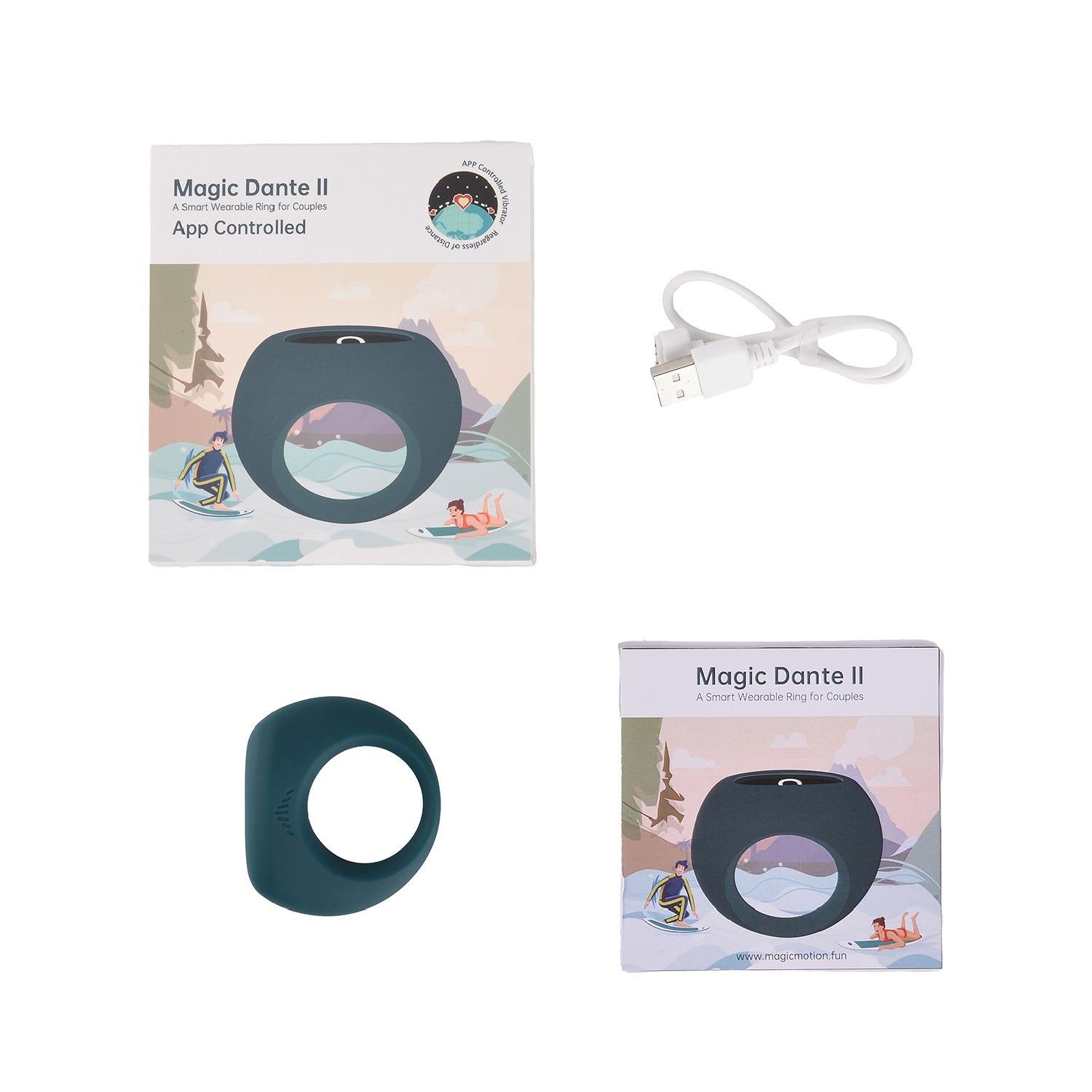 Inel vibrator Magic Motion Dante II cu aplicație USB