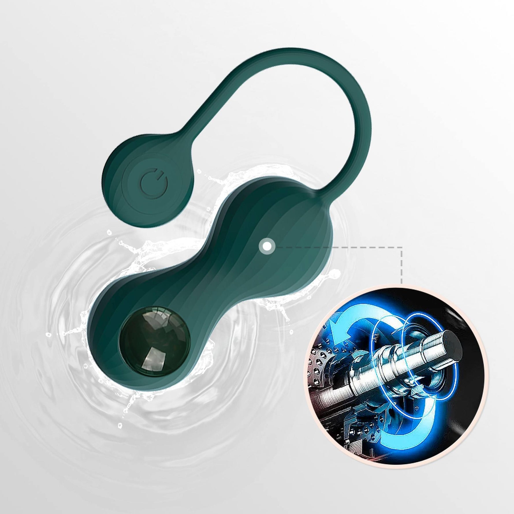 Bile Kegel Magic Motion Crystal Duo cu aplicație și greutăți