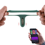 Inel vibrator Rise Magic Motion cu aplicație, verde