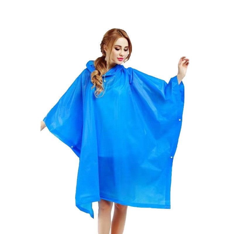 Pelerina de Ploaie, Flippy, pentru Adulti, EVA, Tip Poncho, Impermeabila, Rezistenta la Vant, Capse Laterale, 160 g,