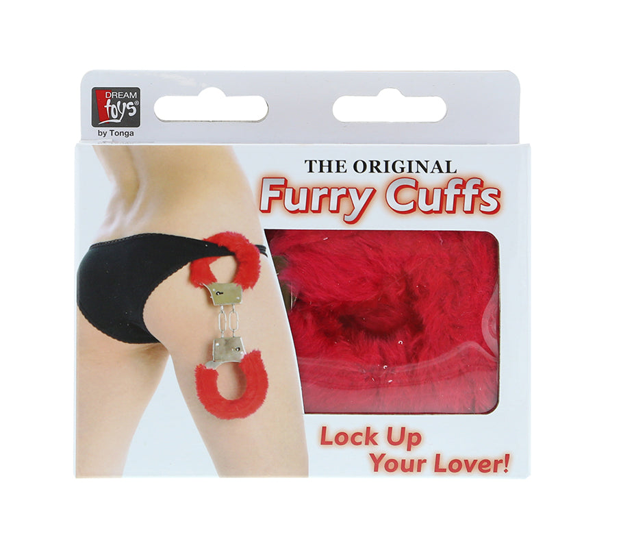 Cătușe metalice roșii Dream Toys cu pluș