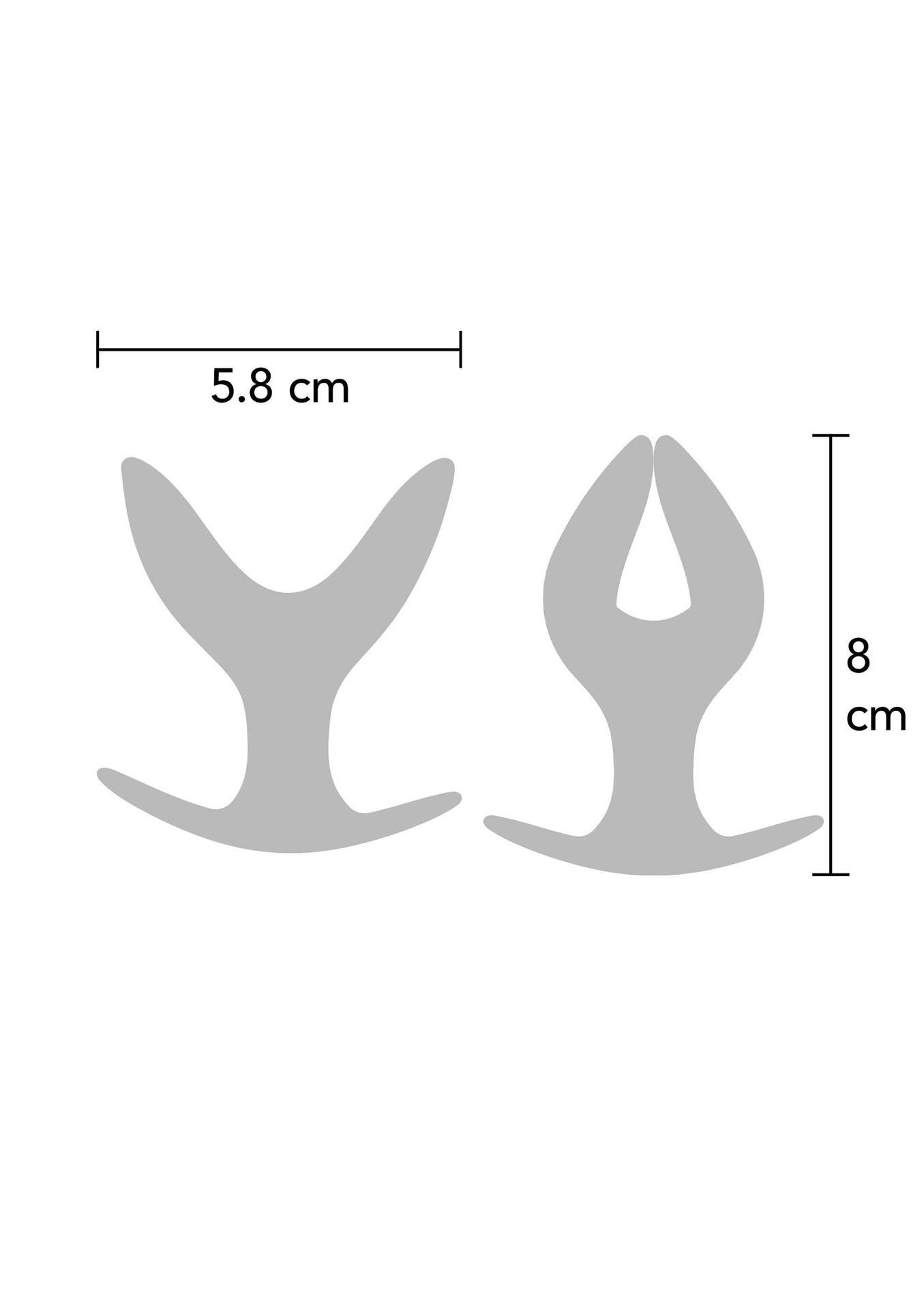 Plug anal expansibil Hidden Desire Anchor Negru 8 cm