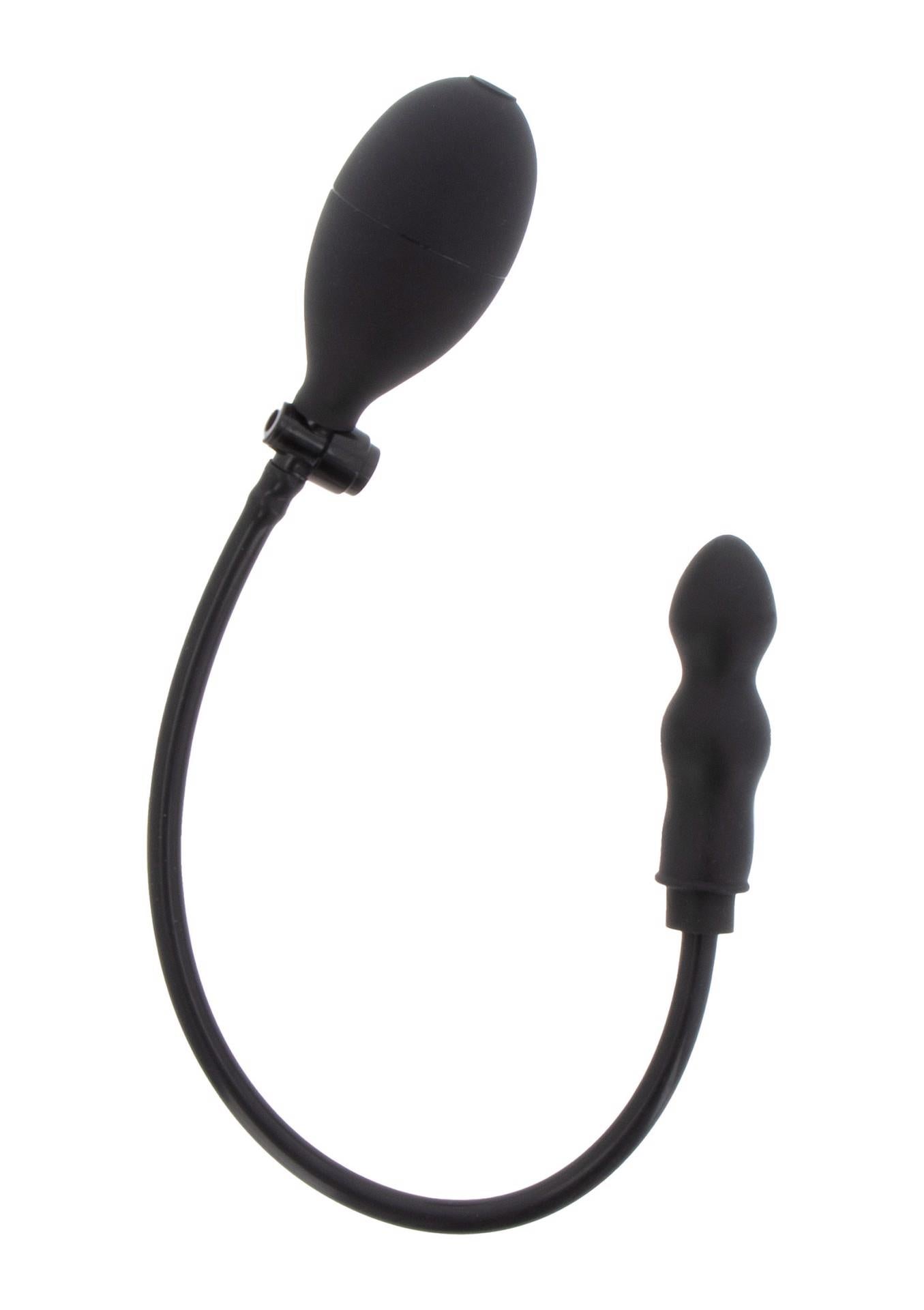 Dop anal gonflabil din silicon Hidden Desire, negru