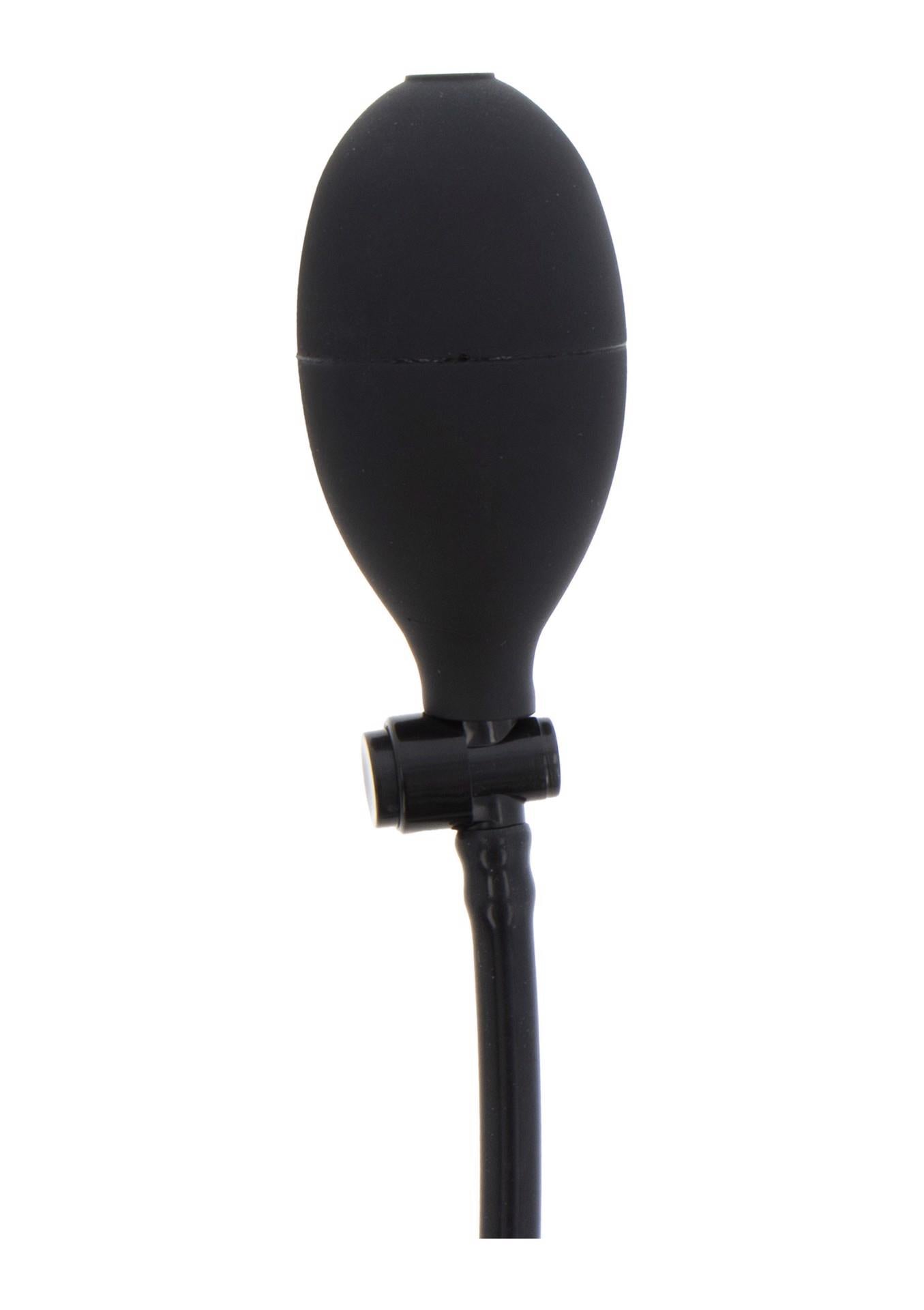 Dop anal gonflabil din silicon Hidden Desire, negru