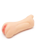 Masturbator reversibil strâmt, vagin, gură ascunsă, dorință deschisă la culoare, 18 cm