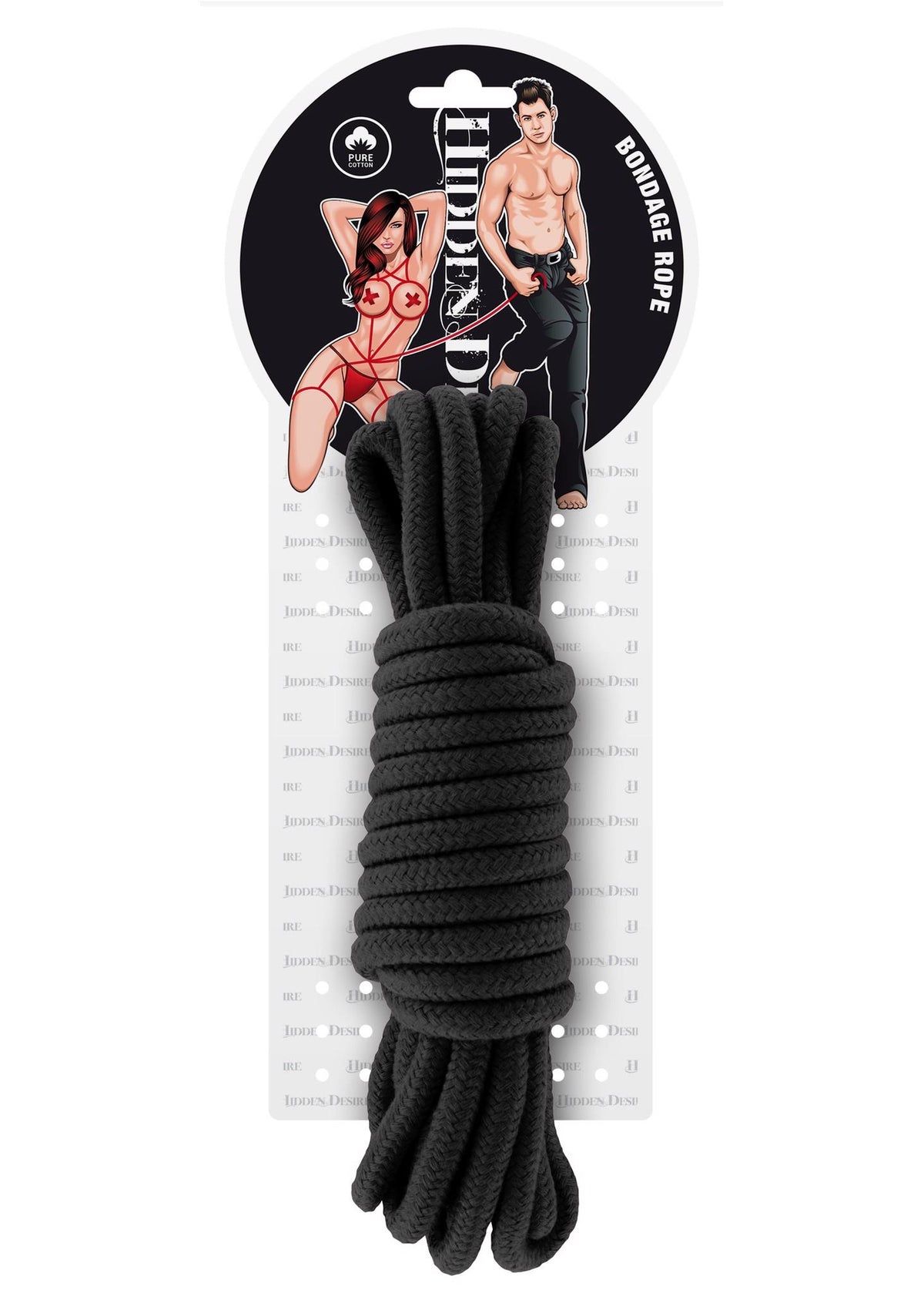 Frânghie de bondage Hidden Desire neagră 5 m
