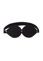 Bandă pentru ochi Taboom Infinity, piele vegană neagră, 23 cm