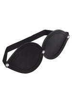 Bandă pentru ochi Taboom Infinity, piele vegană neagră, 23 cm