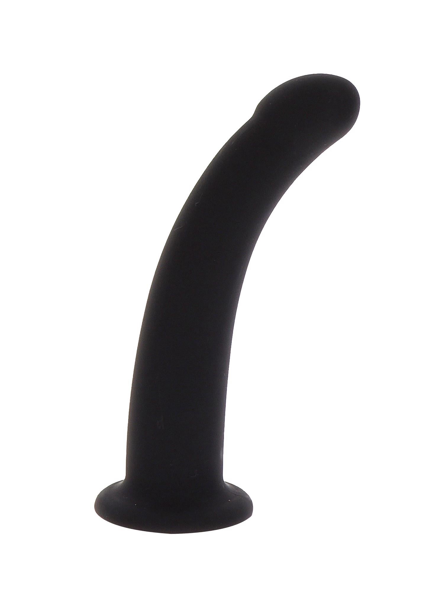 Dildo Taboom Mediu din Silicon, Negru, 14 cm