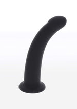 Dildo Taboom Mediu din Silicon, Negru, 14 cm