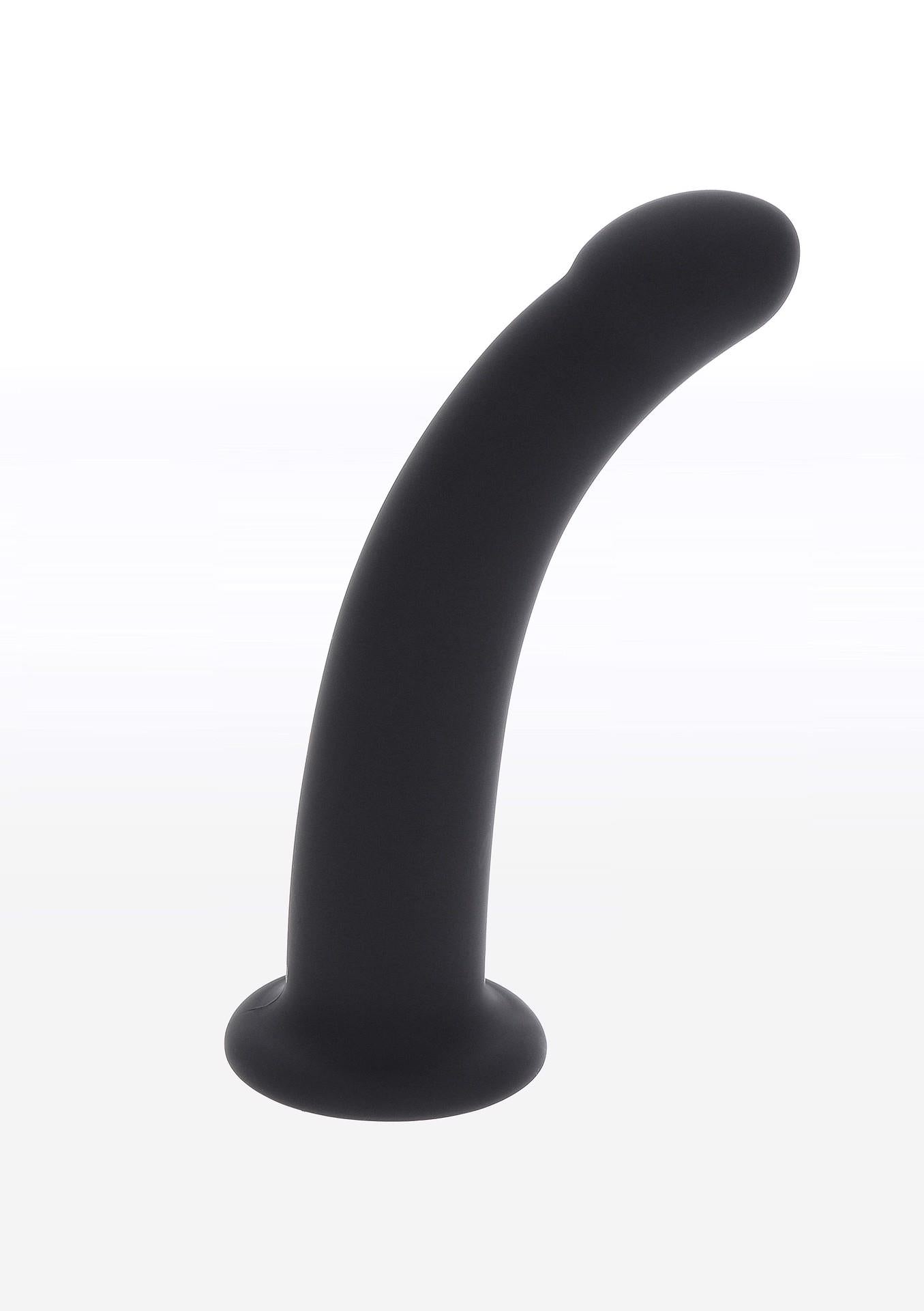 Dildo Taboom Mediu din Silicon, Negru, 14 cm
