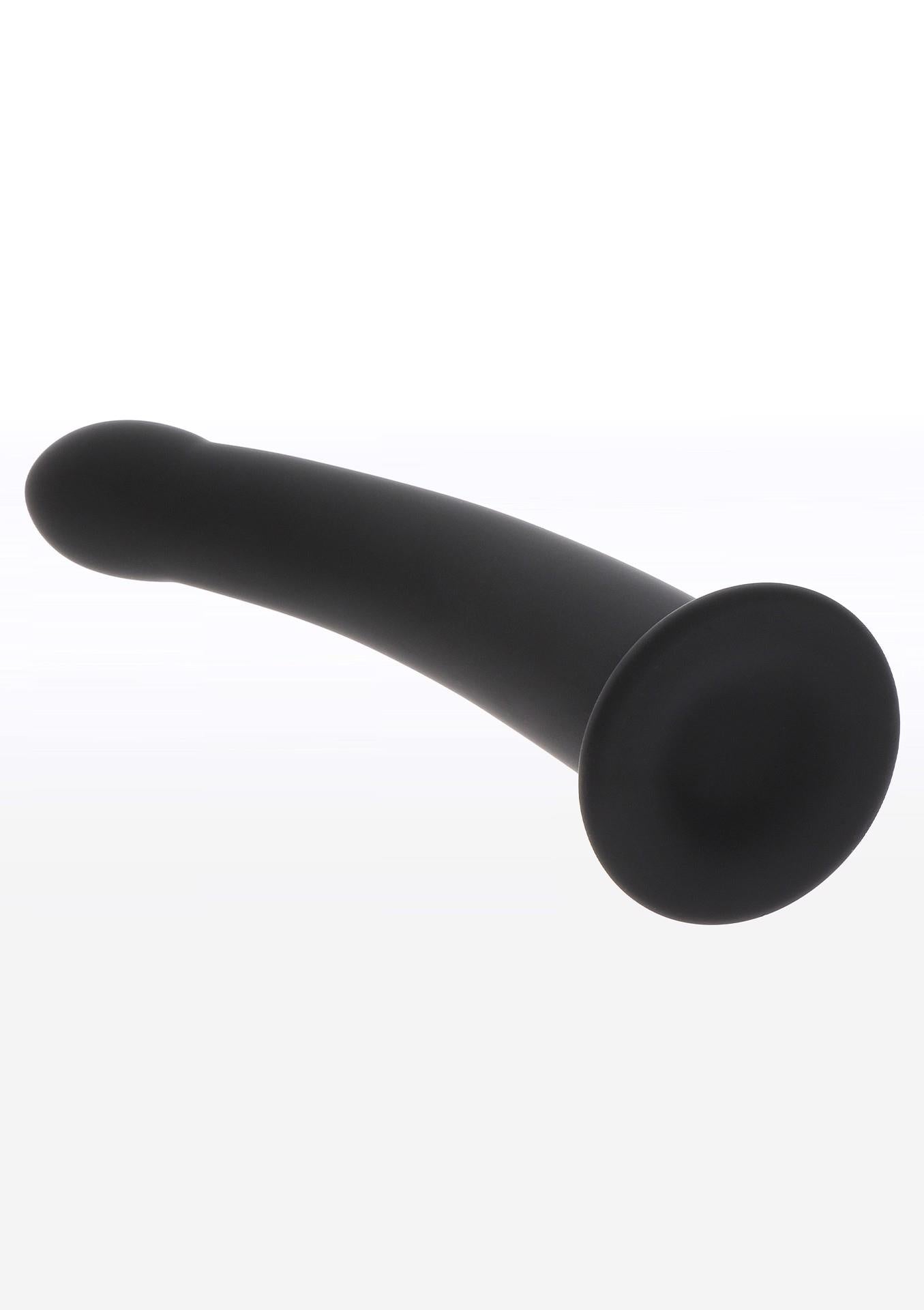 Dildo Taboom Mediu din Silicon, Negru, 14 cm